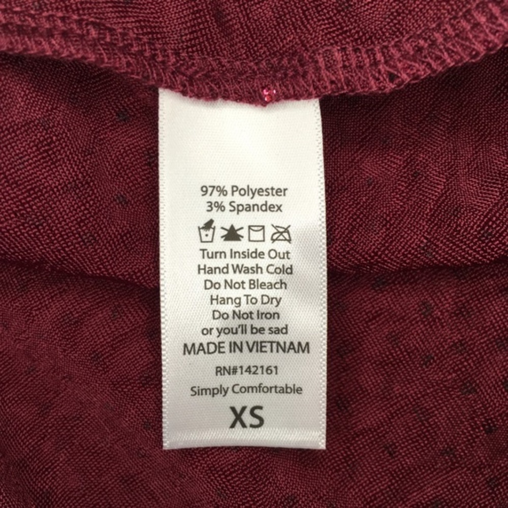 Lularoe Elegant Carly, Red With Sequins, Size Xs - image 6